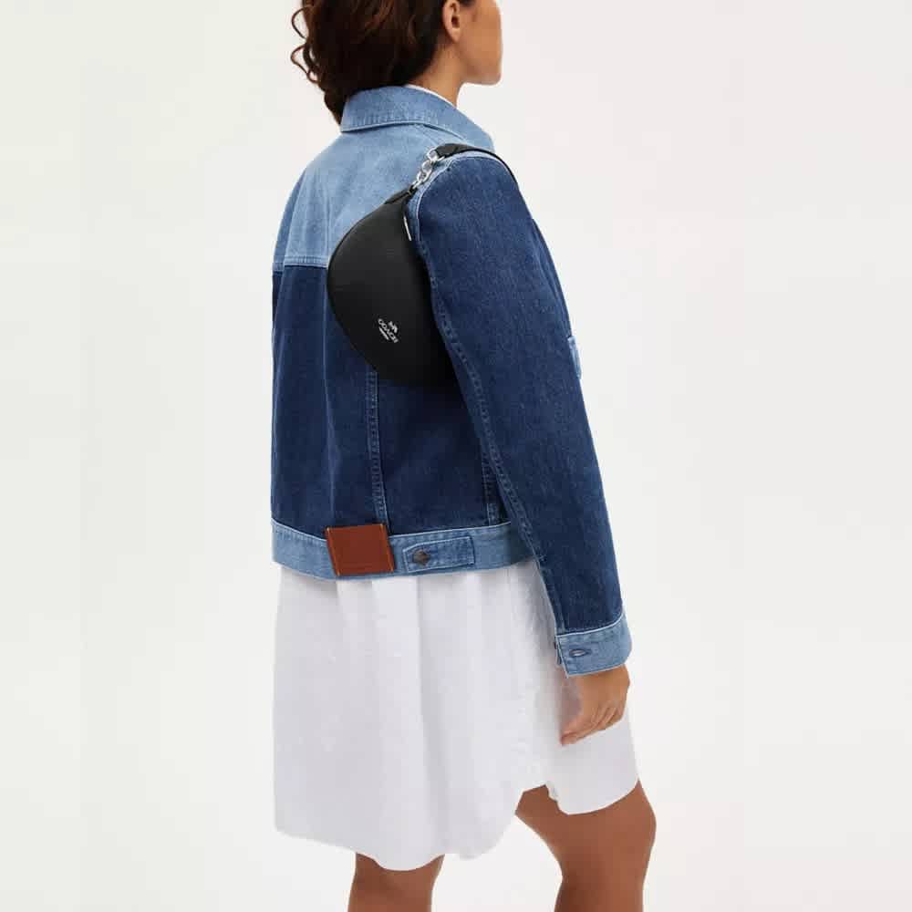 Coach Signature Canvas Black Mini Payton Bag-thumb-3