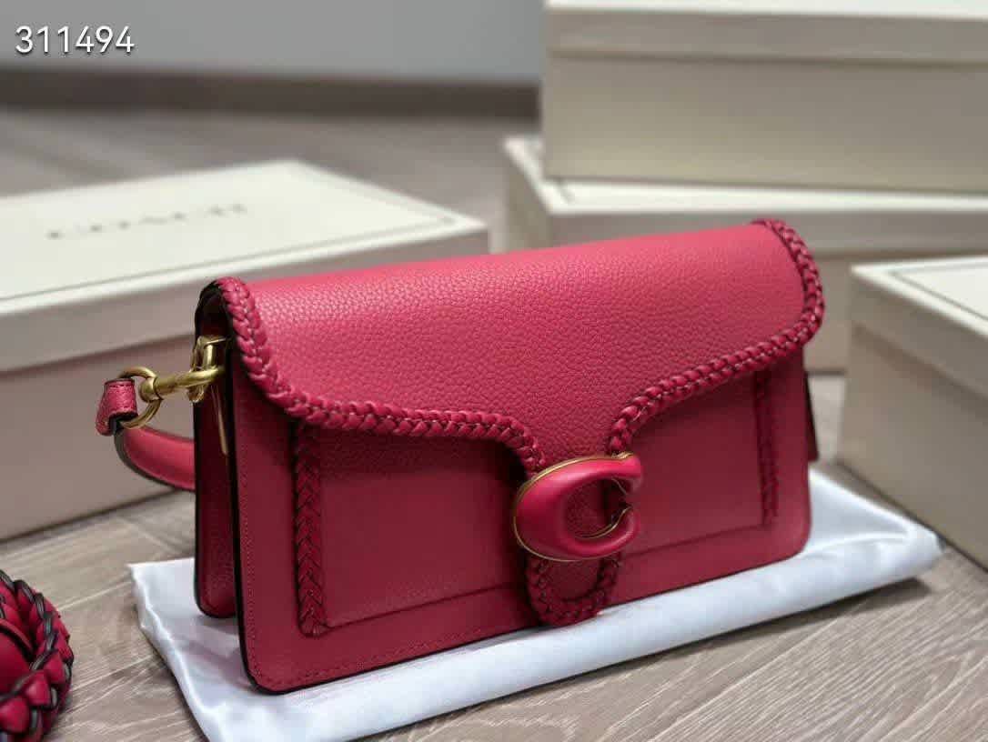 Coach Women's Weaving Designer Pink messenger Bag-thumb-0