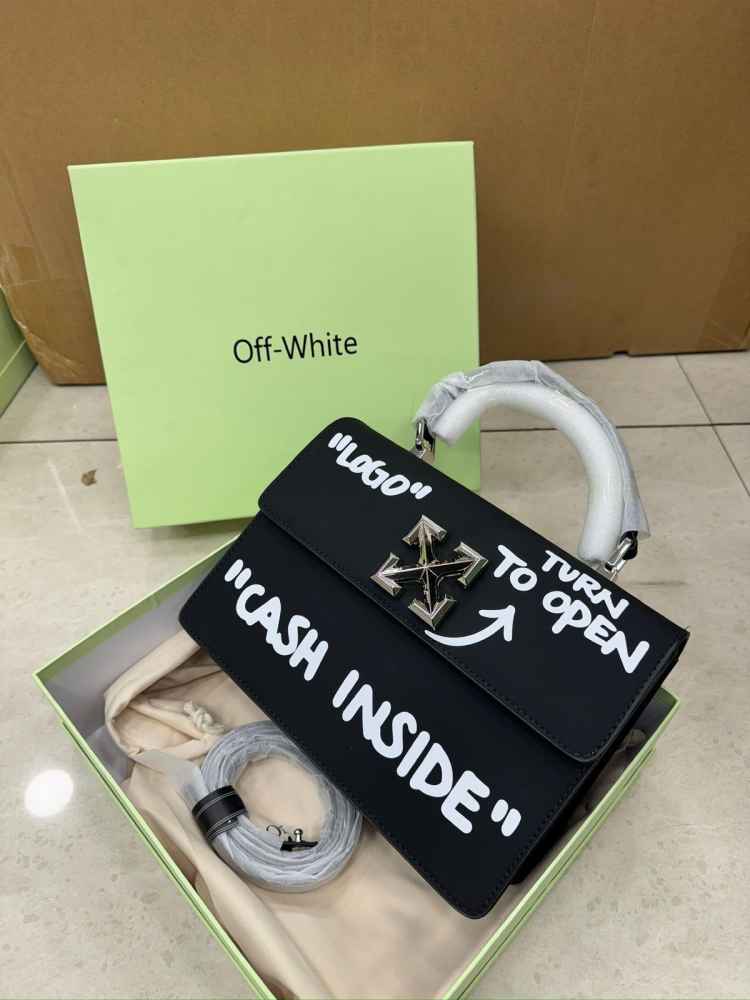OFF-WHITE "CASH INSIDE" 2.8 Jitney Bag-thumb-0