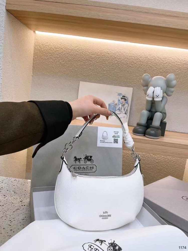Coach Mini Payton White Bag-thumb-0