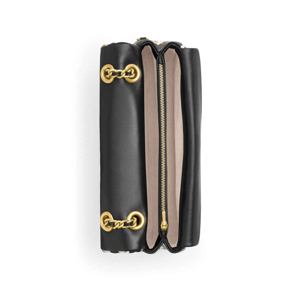 Coach Signature Canvas Black Handbag-thumb-2