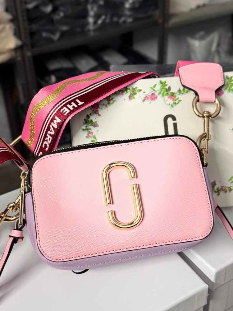 Marc Jacob Snapshot Pink Crossbody Bag-thumb-0