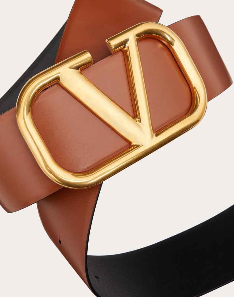 Valentino Brown & Golden Premium Quality Belt-3