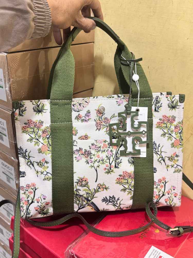 Tory Burch Medium Eleanor Green Bag-thumb-0