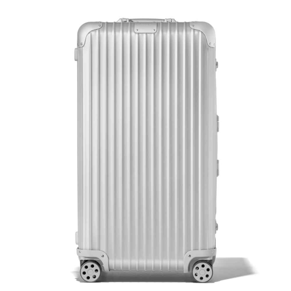 Rimowa Silver Premium Trunk Plus Trolley Bag-thumb-0