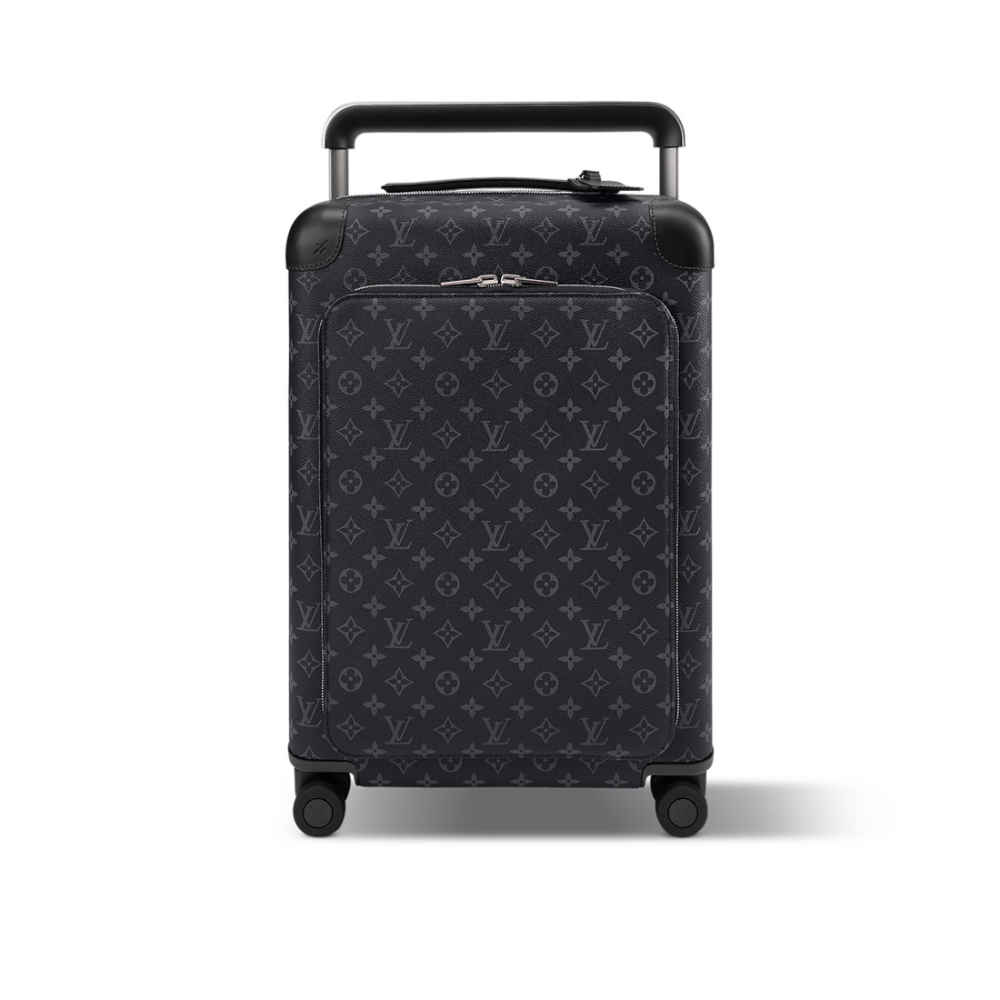Louis Vuitton Black Premium Cabin Trolley Bag with Front zipped compartment-thumb-0
