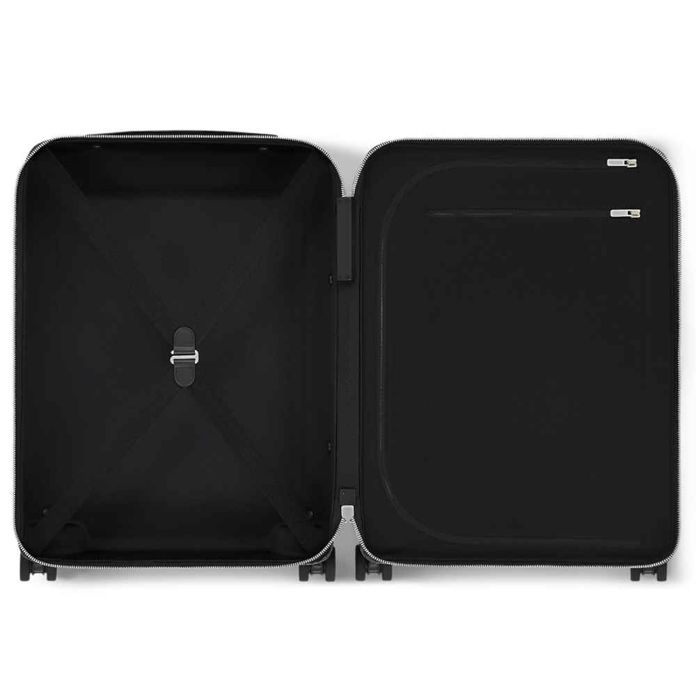 Louis Vuitton Black Premium Cabin Trolley Bag with Front zipped compartment-thumb-2