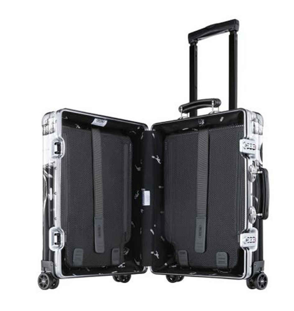 Rimowa Black Yue Minjun Limited Edition Premium Cabin Trolley Bag-3