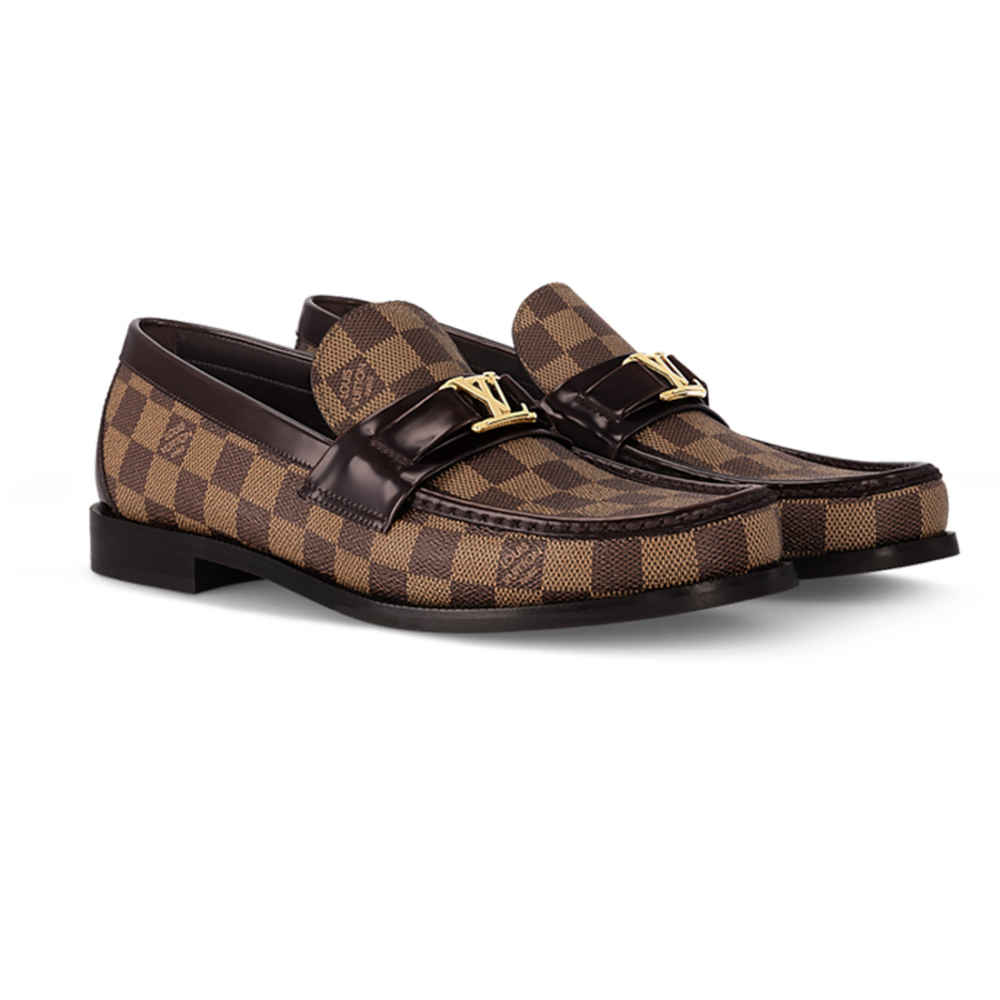 Louis Vuitton Brown Premium Quality Loafer-thumb-5