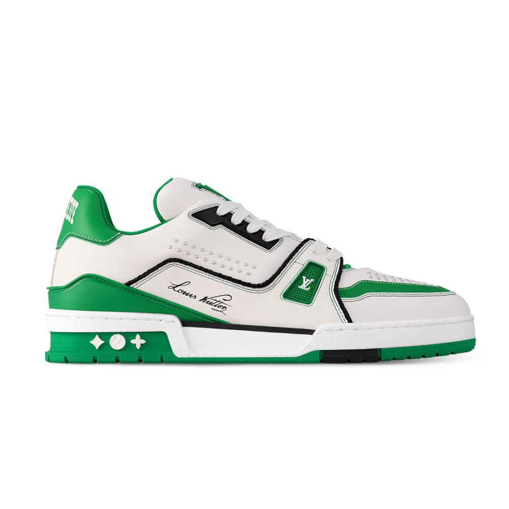 Louis Vuitton Green Premium Quality Sneakers-thumb-1