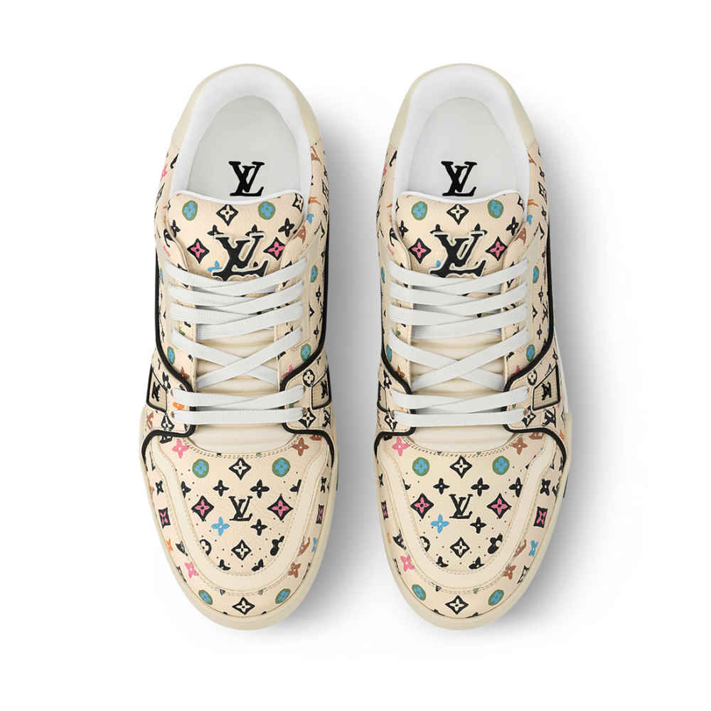 Louis Vuitton White Premium Quality Sneakers-4