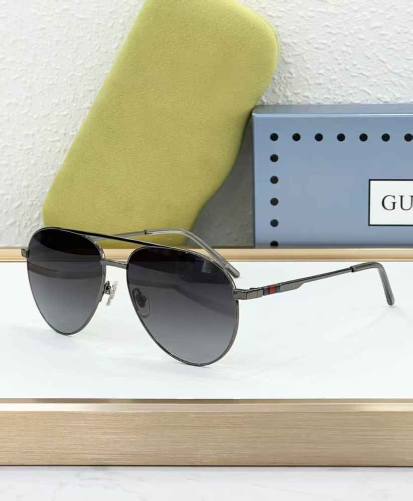 Gucci Grey Luxury Sunglasses-thumb-0