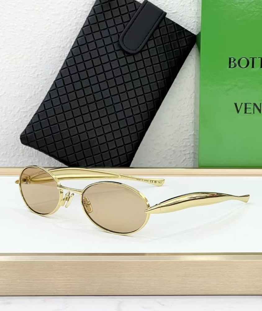 Bottega Veneta Golden Luxury Sunglasses-thumb-0
