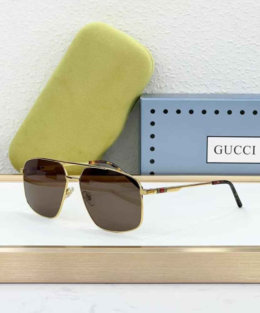 Gucci Brown Luxury Sunglasses-thumb-0