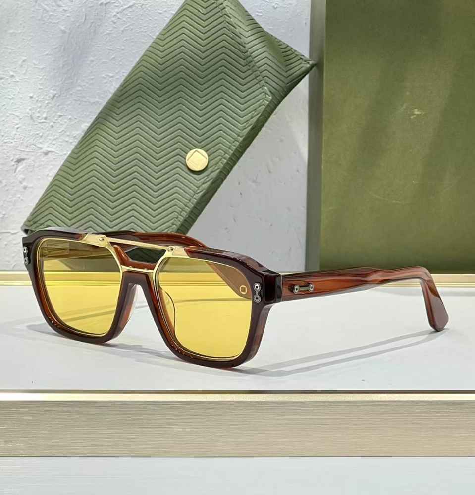 Akoni Herculas Brown/Golden Luxury Sunglasses-thumb-0