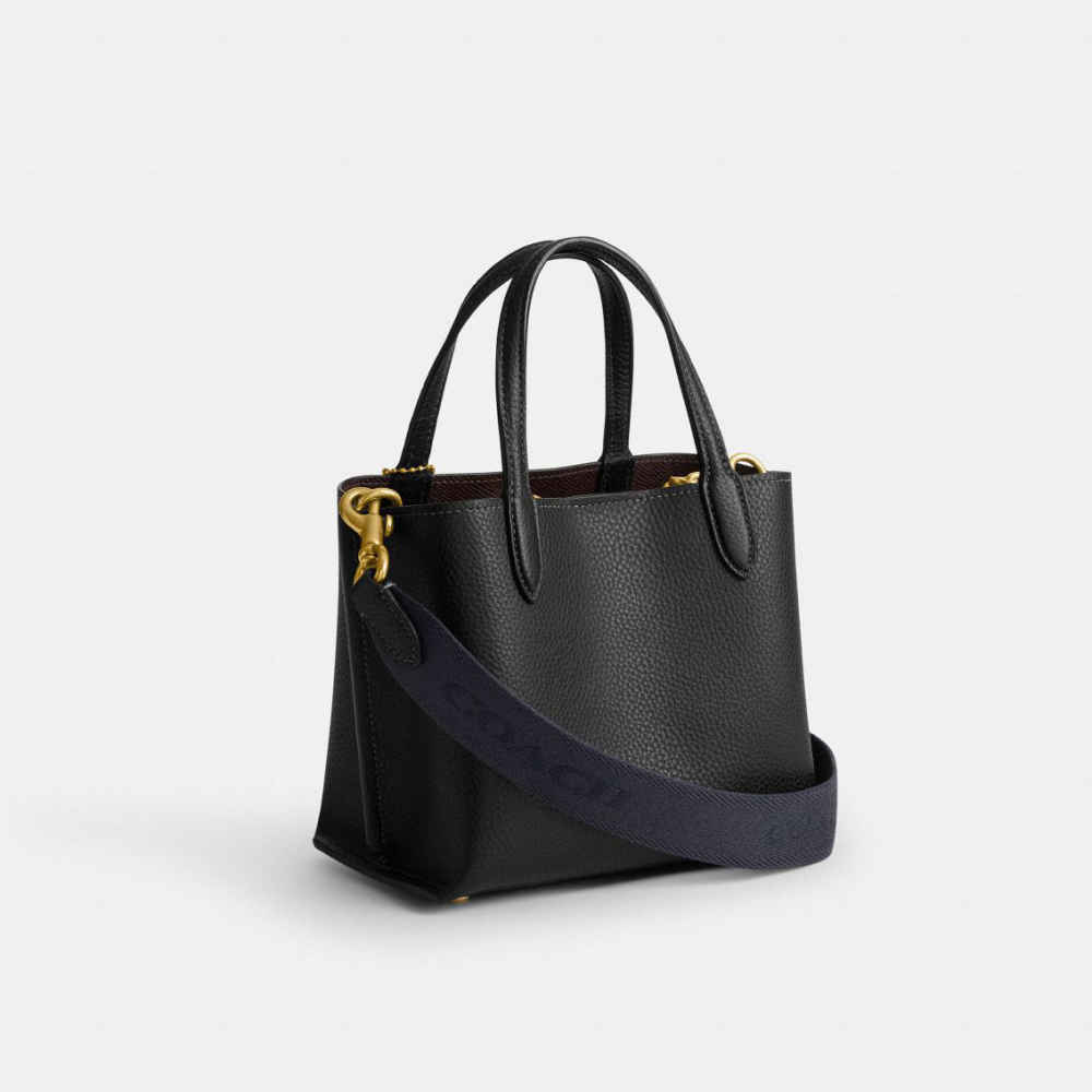 Coach Willow 18 In Signature Canvas Black Tote Bag-1