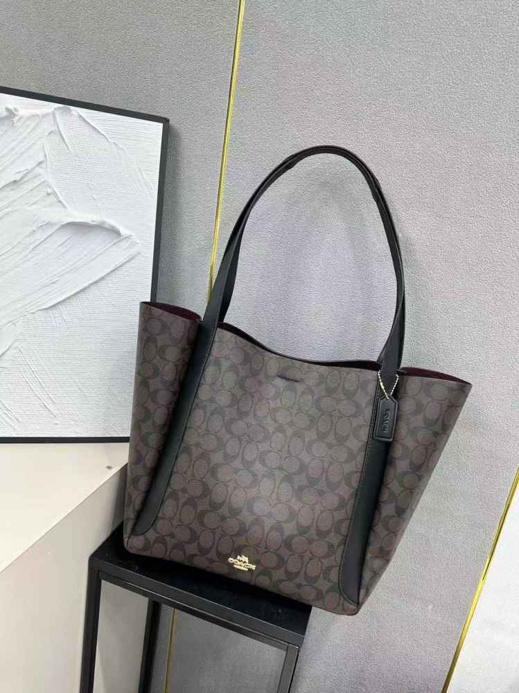 Coach Hadley Black Tote Bag-thumb-0