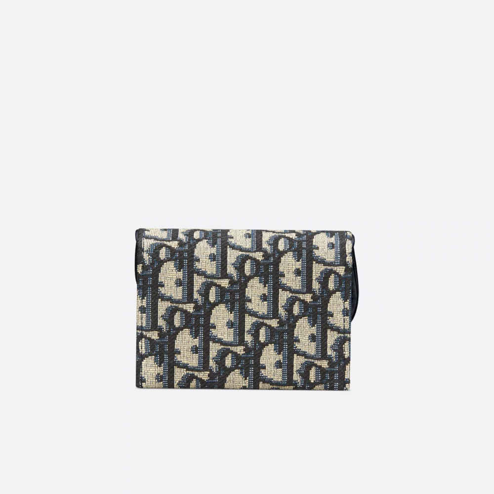 Christian Dior Saddle Jasmine Gusset Card Holder-1