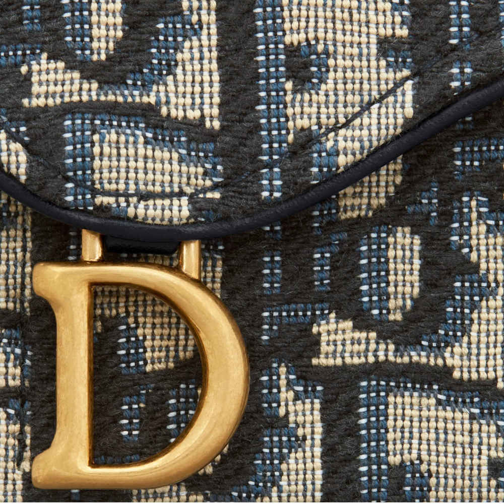 Christian Dior Saddle Jasmine Gusset Card Holder-4