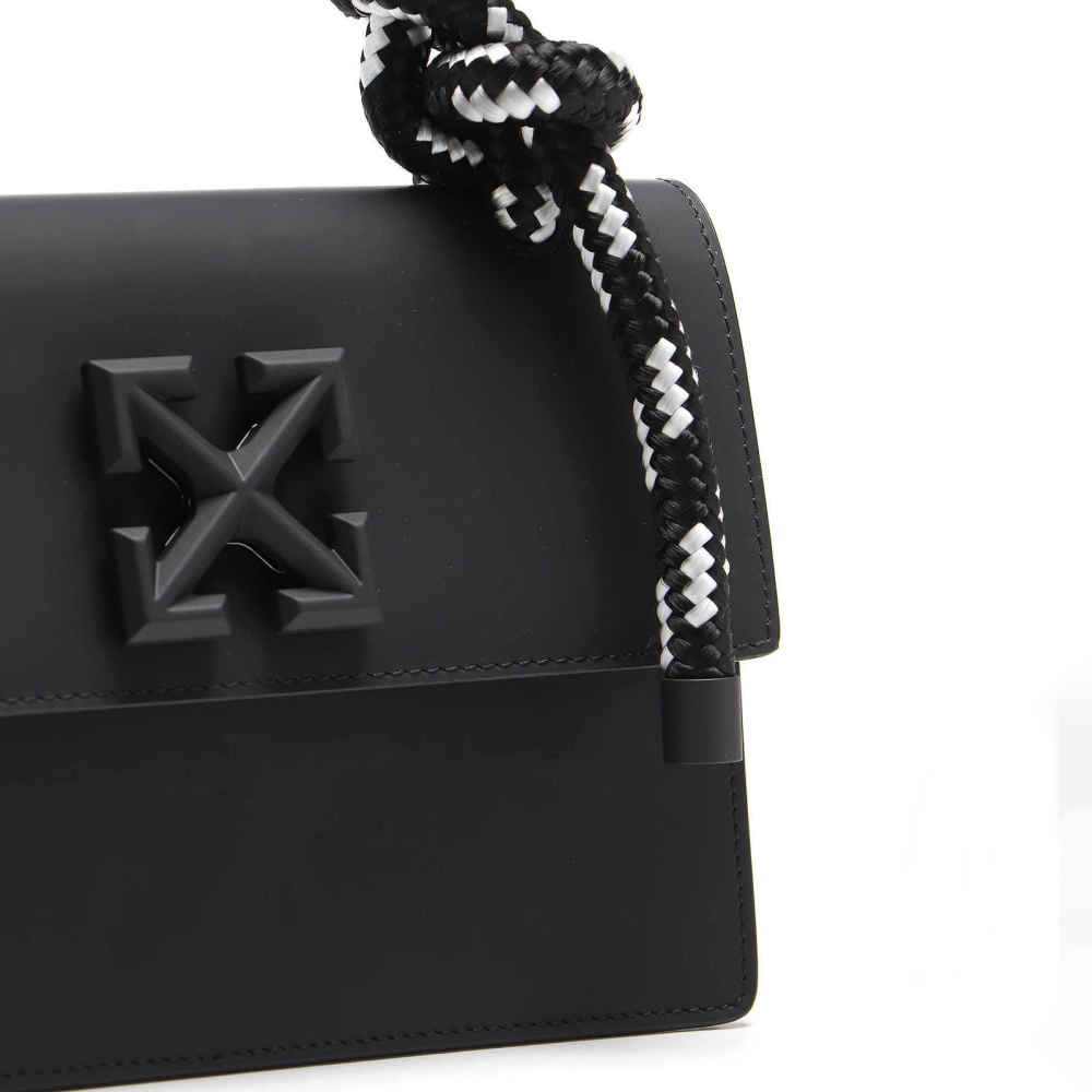 OFF-WHITE "CASH INSIDE" 2.8 Jitney Black Bag-3
