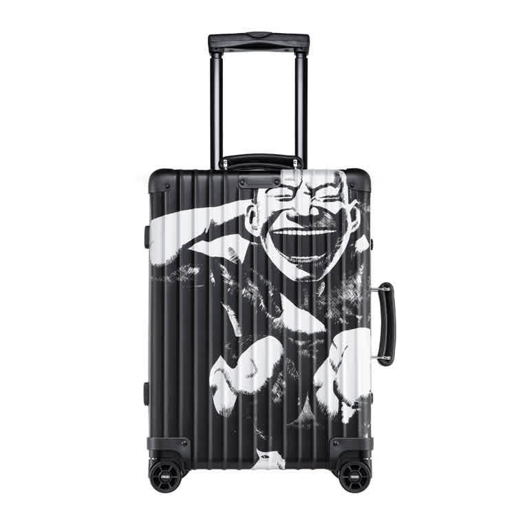 Rimowa Black Yue Minjun Limited Edition Premium Cabin Trolley Bag-thumb-0