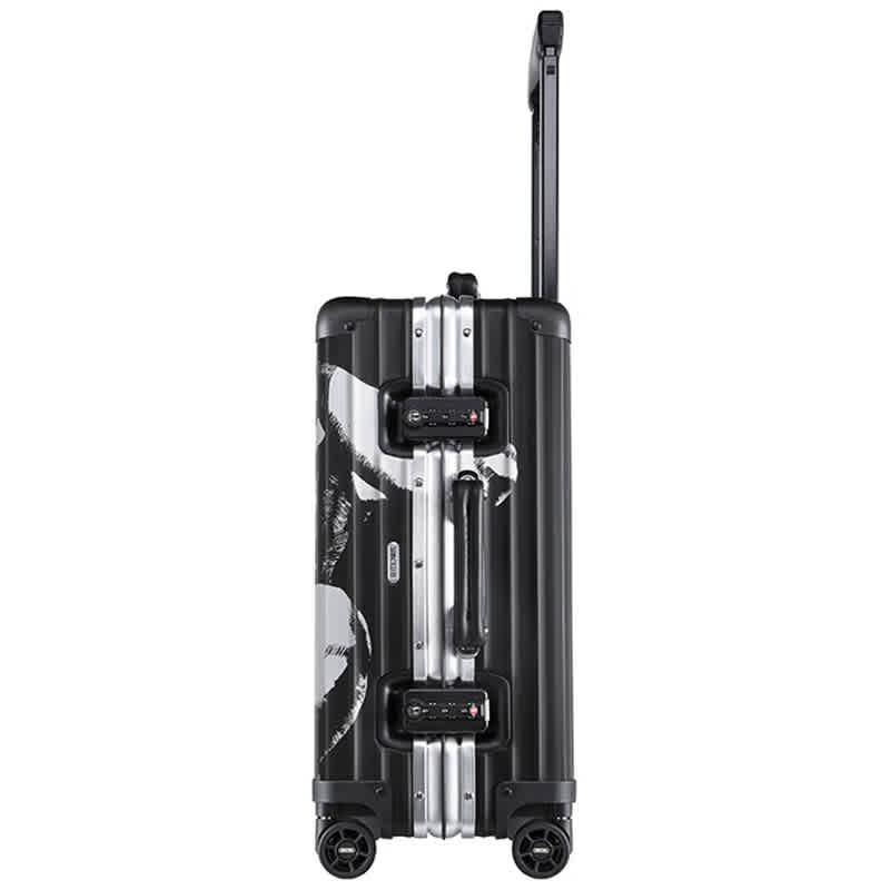Rimowa Black Yue Minjun Limited Edition Premium Cabin Trolley Bag-thumb-1