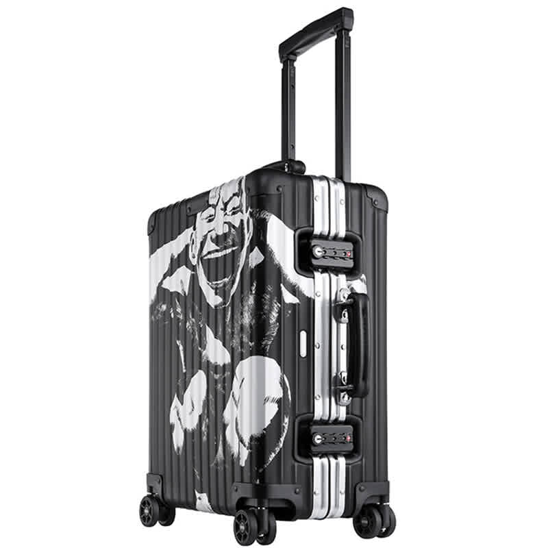 Rimowa Black Yue Minjun Limited Edition Premium Cabin Trolley Bag-thumb-3