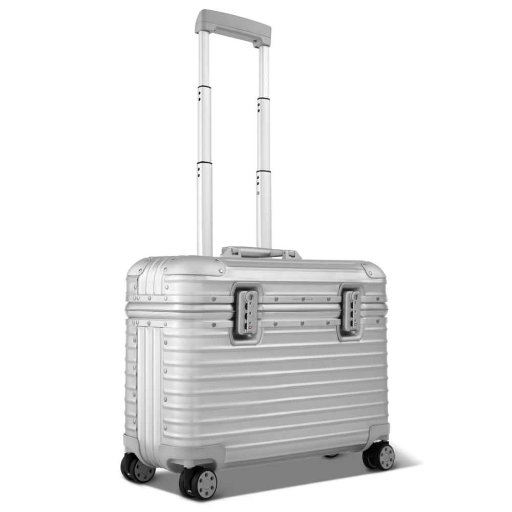 Rimowa Silver Premium Pilot Trolley Bag-1