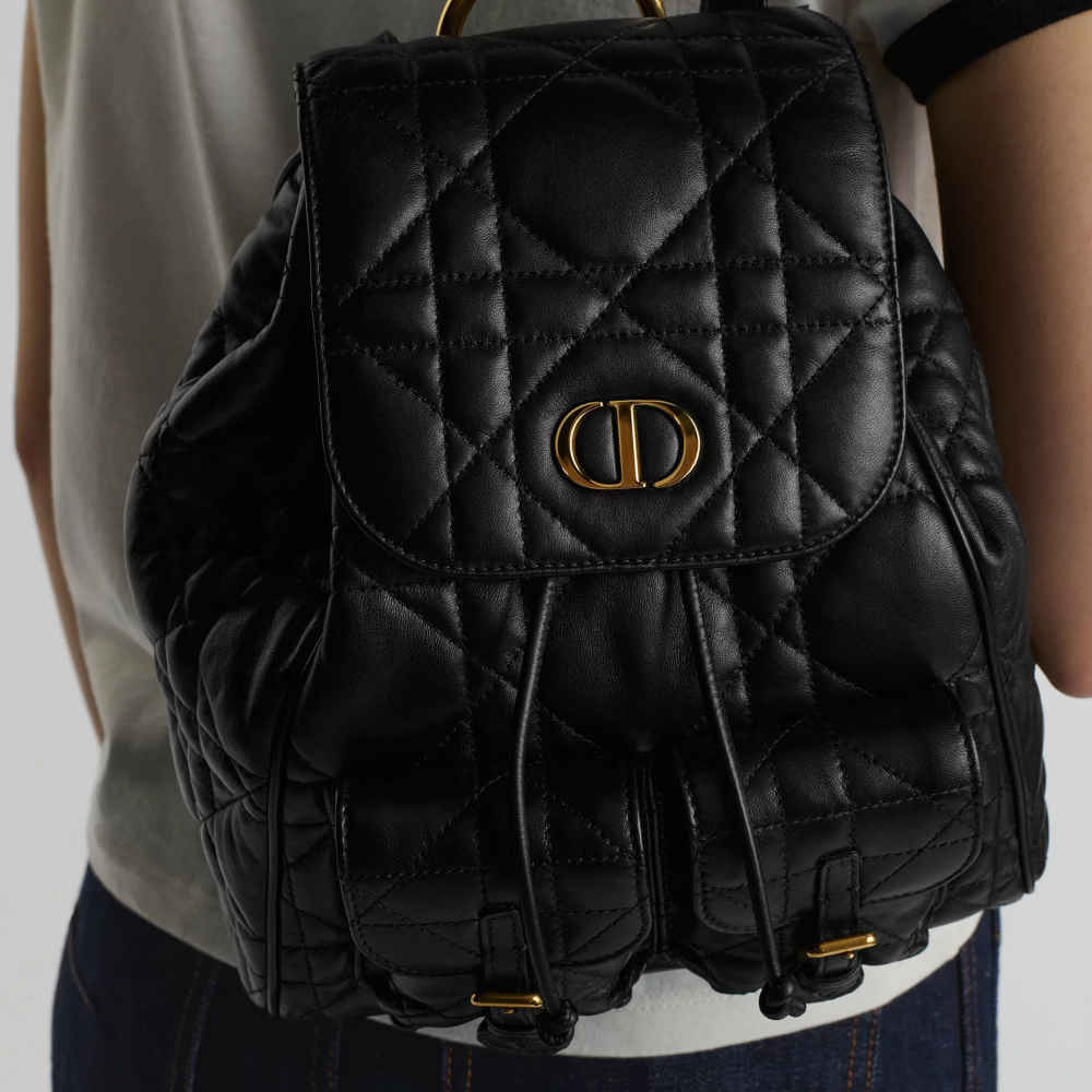 Christian Dior Black Premium Saddle Bag-3