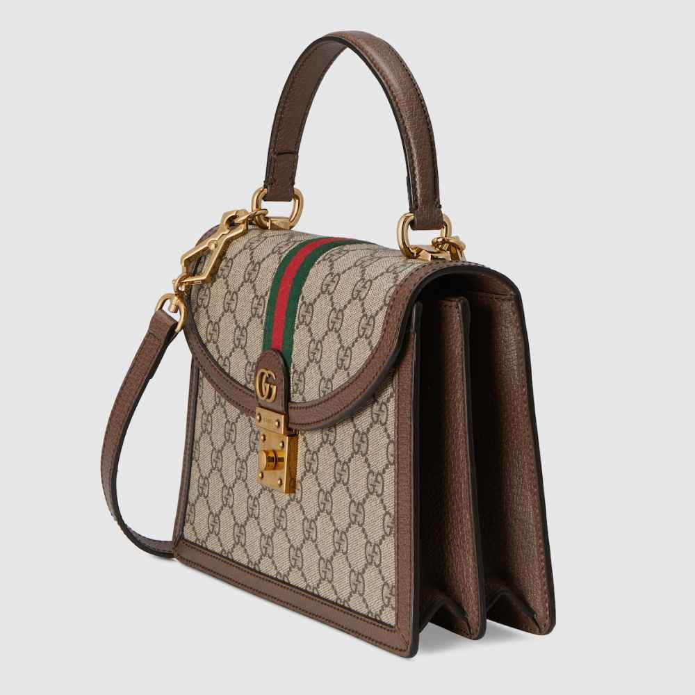 Gucci Ophidia Web Beige Shoulder Bag-1