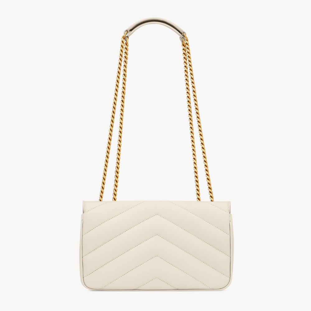 Saint Laurent loulou small in matelassé Shoulder Bag-1