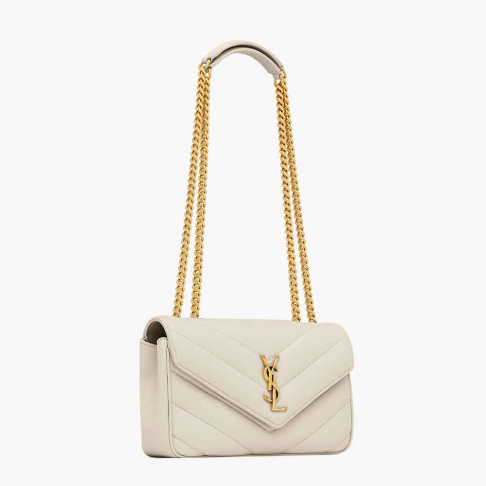 Saint Laurent loulou small in matelassé Shoulder Bag-2