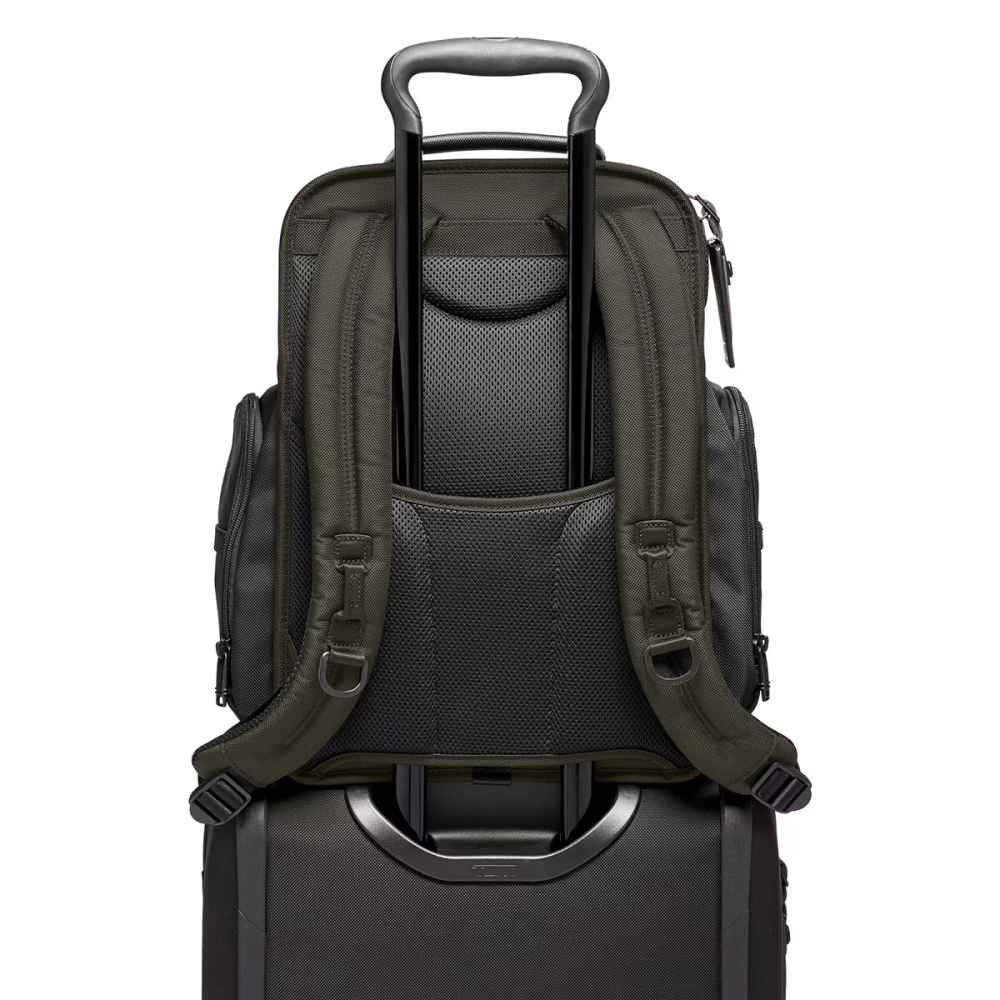 Tumi Alpha 3 Brief Pack Olive Backpack-4