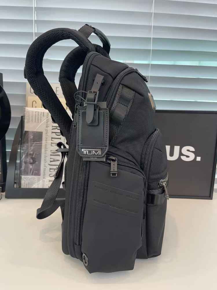 Tumi Alpha Bravo Navigation Black Backpack-1