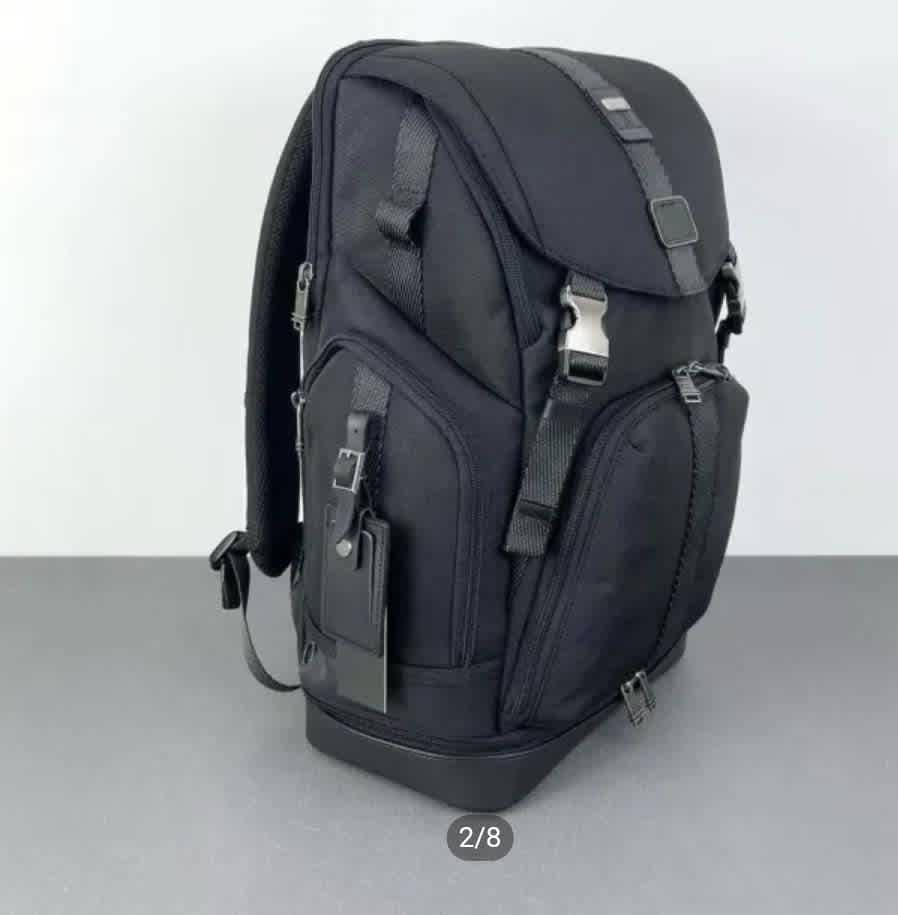 Tumi Alpha Bravo Black Backpack-1