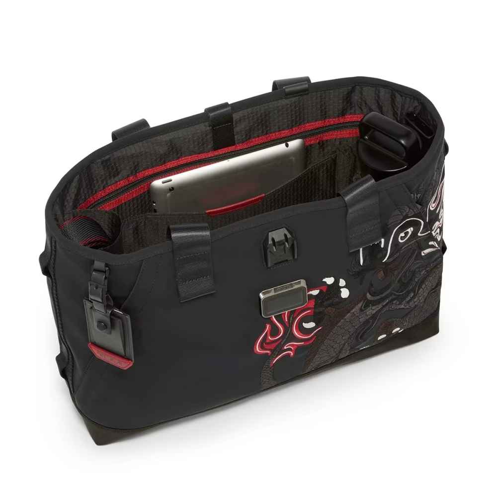 Tumi Premium Black Retreat Tote Bag-thumb-1