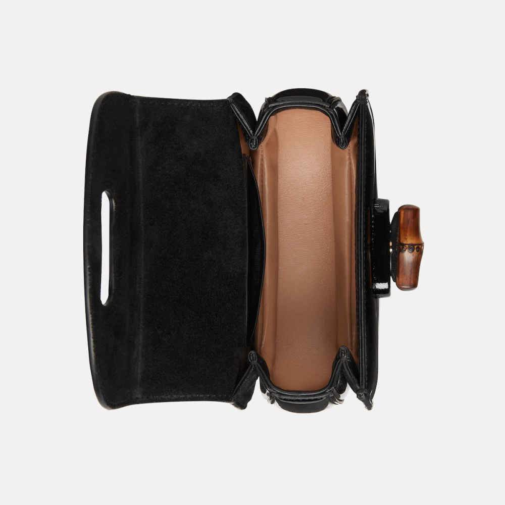 Gucci Bamboo 1947 Black Mini Handbag-7