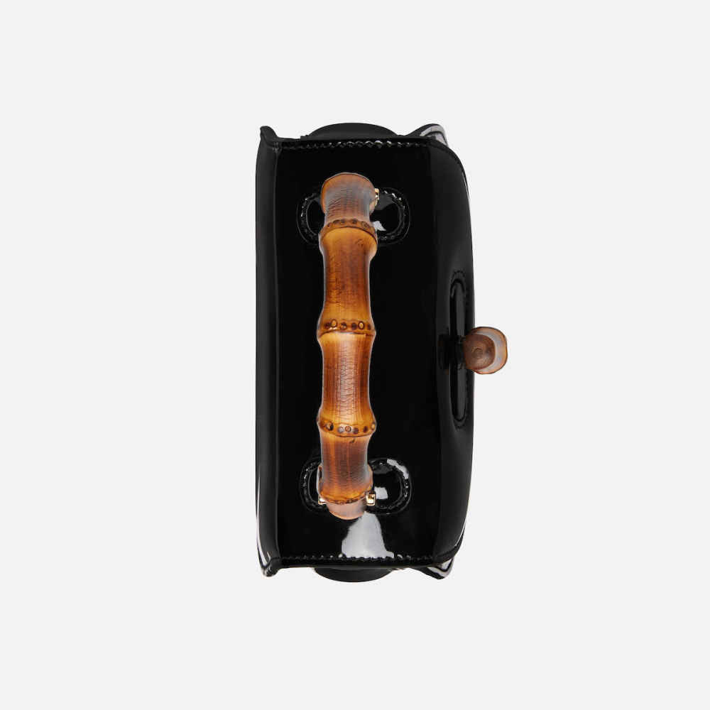 Gucci Bamboo 1947 Black Mini Handbag-5