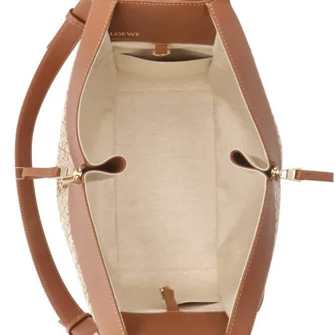 Loewe Brown Leather Hammock Bag-4