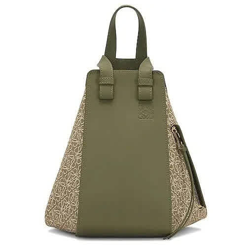 Loewe Green Leather Hammock bag-1