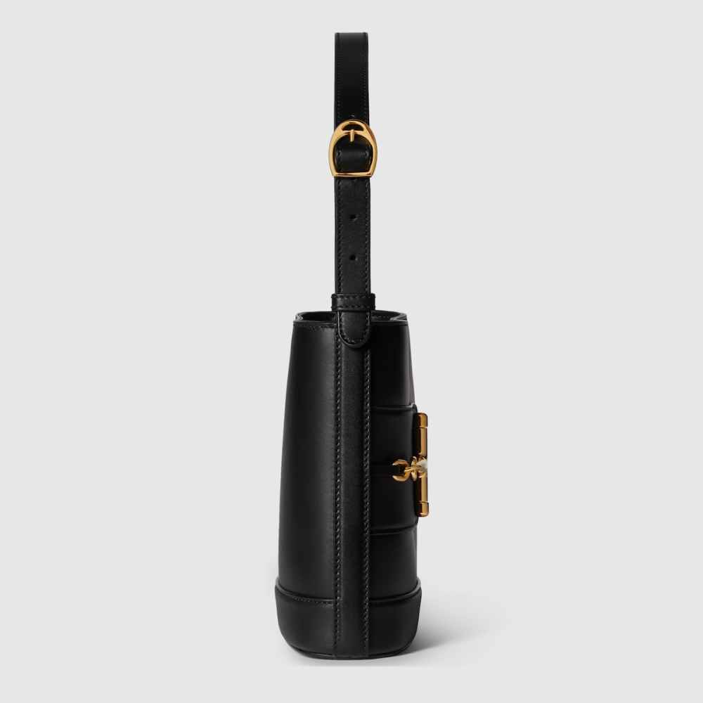 Gucci 73 Small Black Bucket Bag-3
