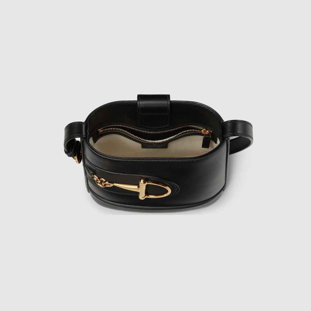 Gucci 73 Small Black Bucket Bag-4