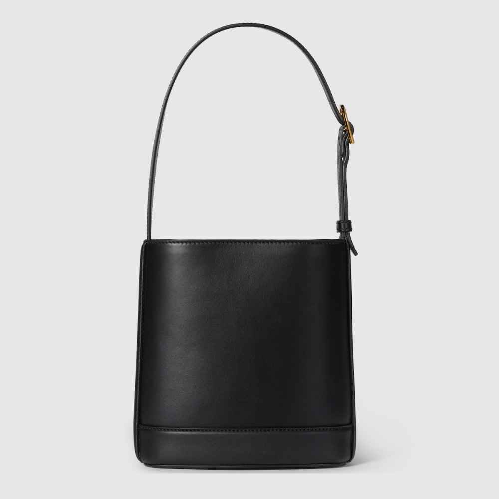 Gucci 73 Small Black Bucket Bag-1