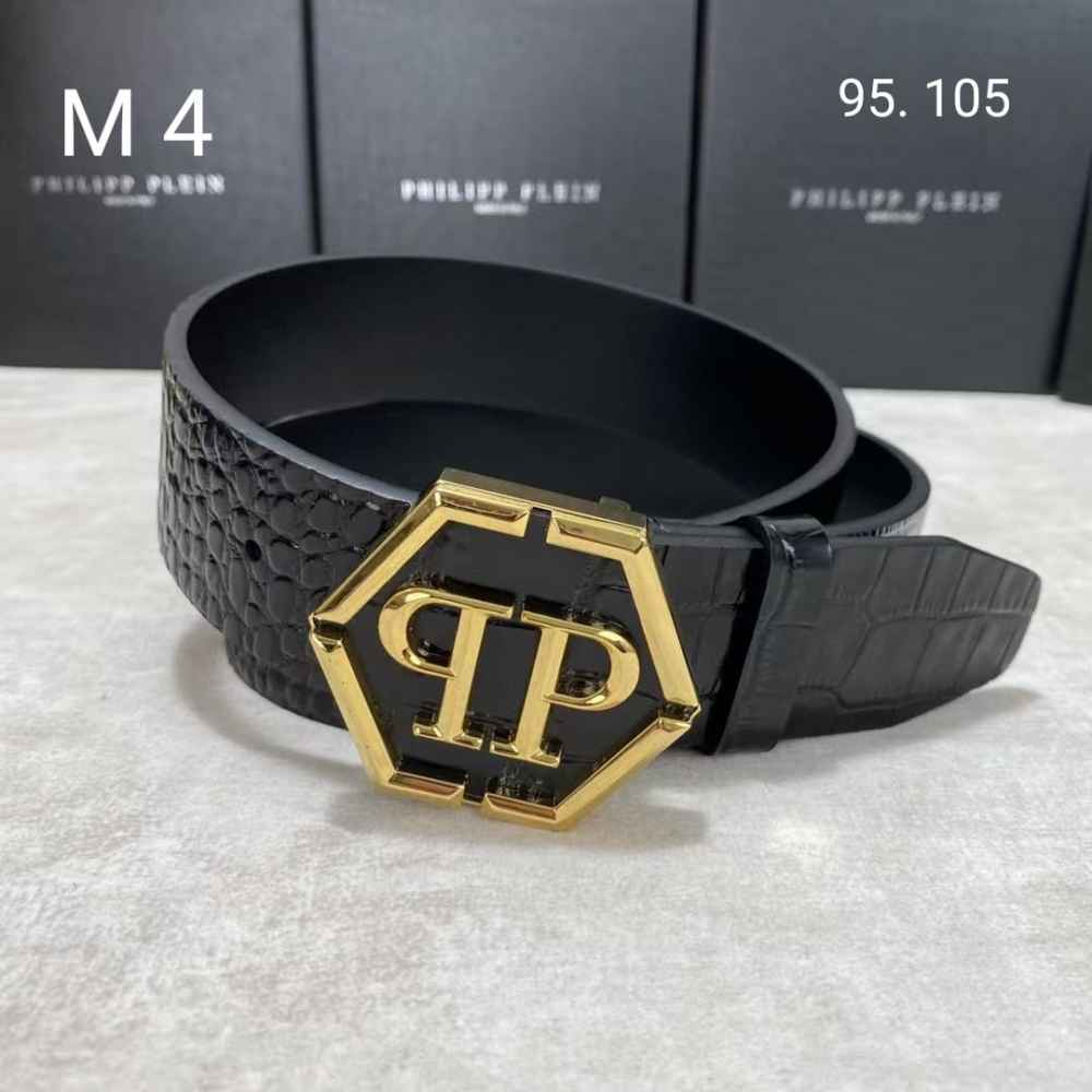 Philipp Plein Golden Premium Quality Belt-thumb-0