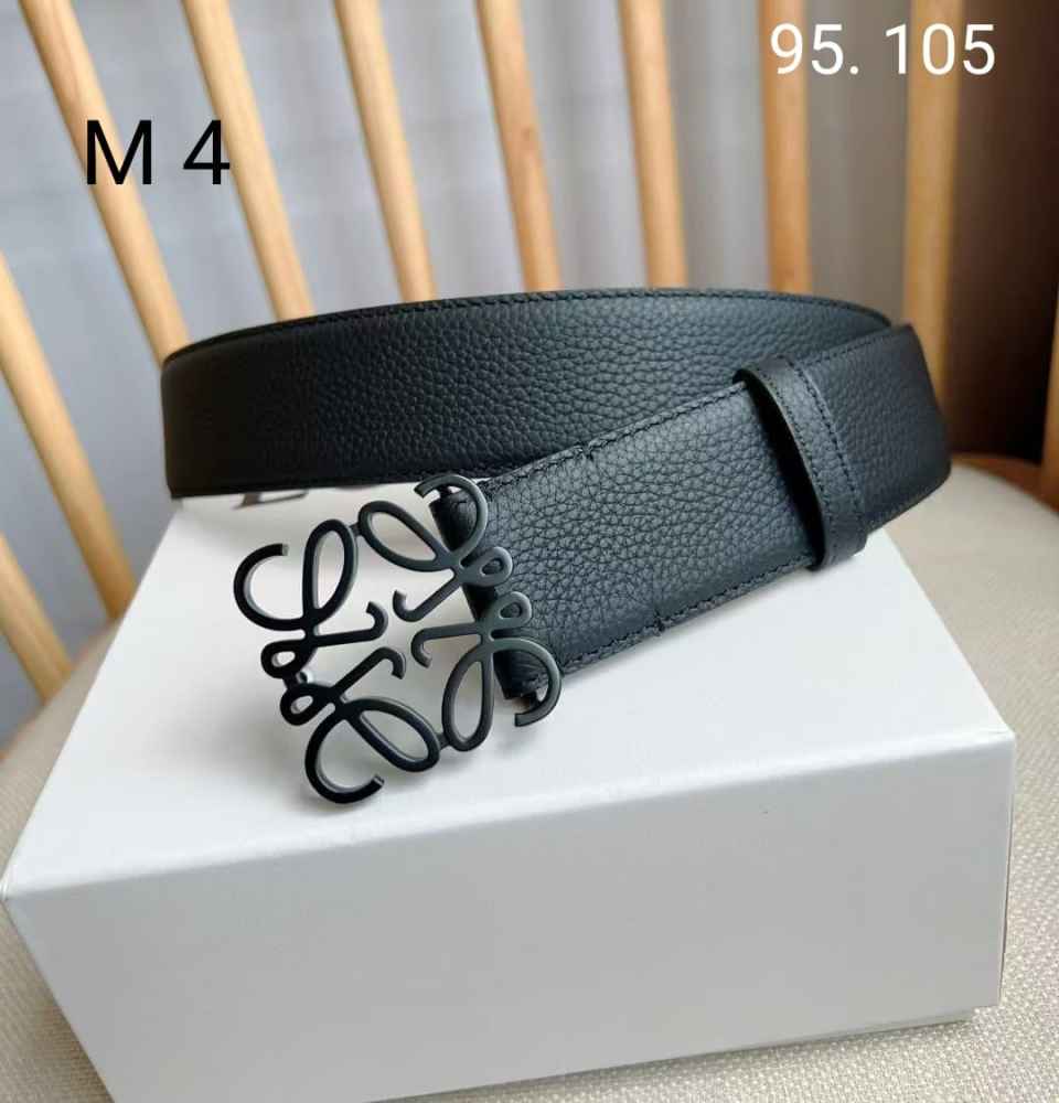 Loewe Black Premium Quality Belt-thumb-0