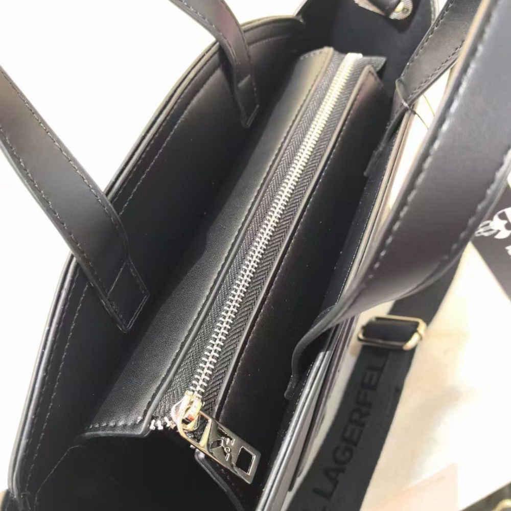 Karl Lagerfeld Paris Simone Crossbody Black Shoulder Bag-1