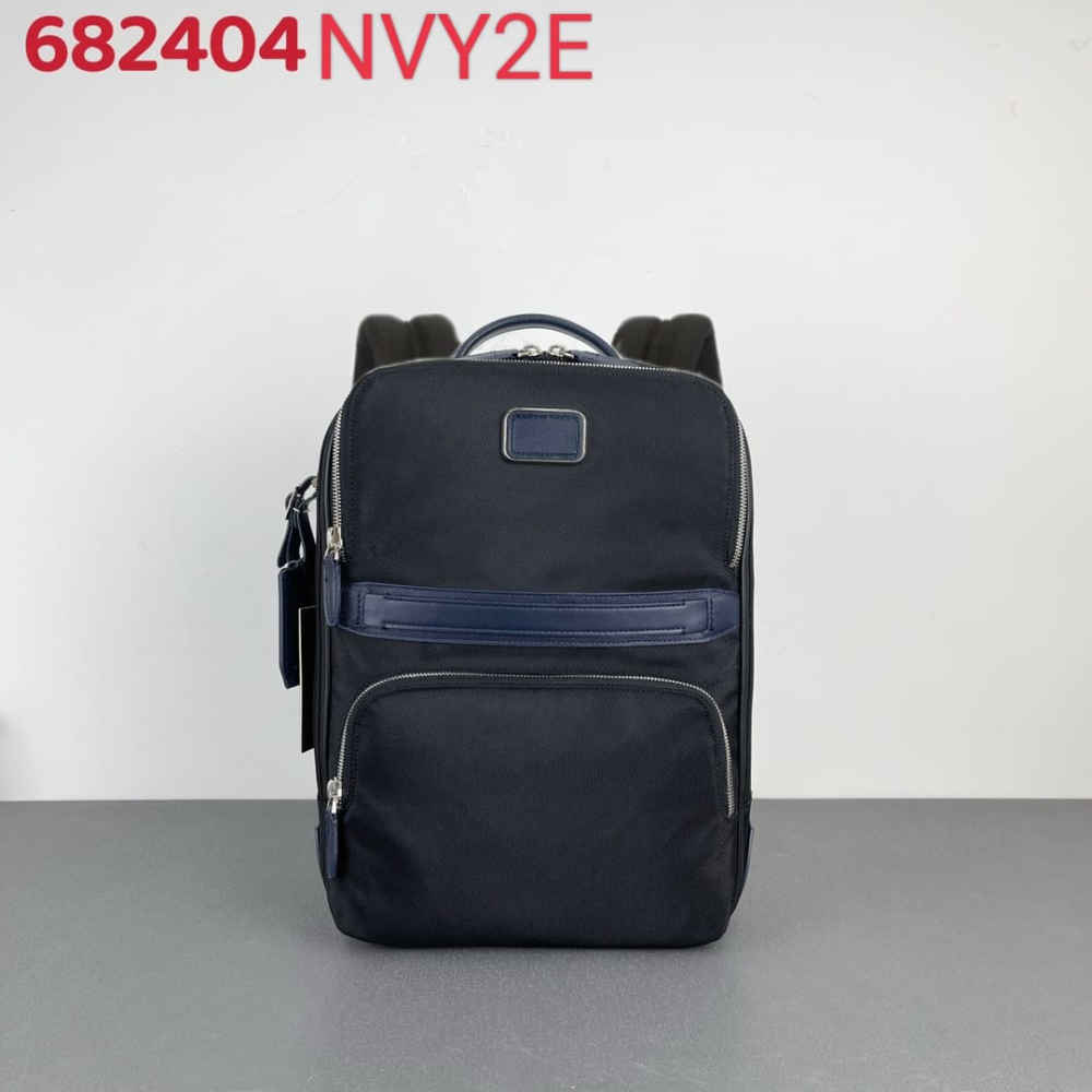 Tumi Expandable Organizer Blue Backpack-thumb-0