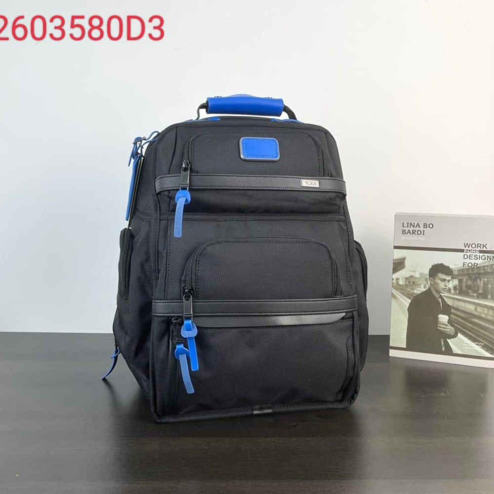 Tumi Alpha 3 Black Brief Pack-1