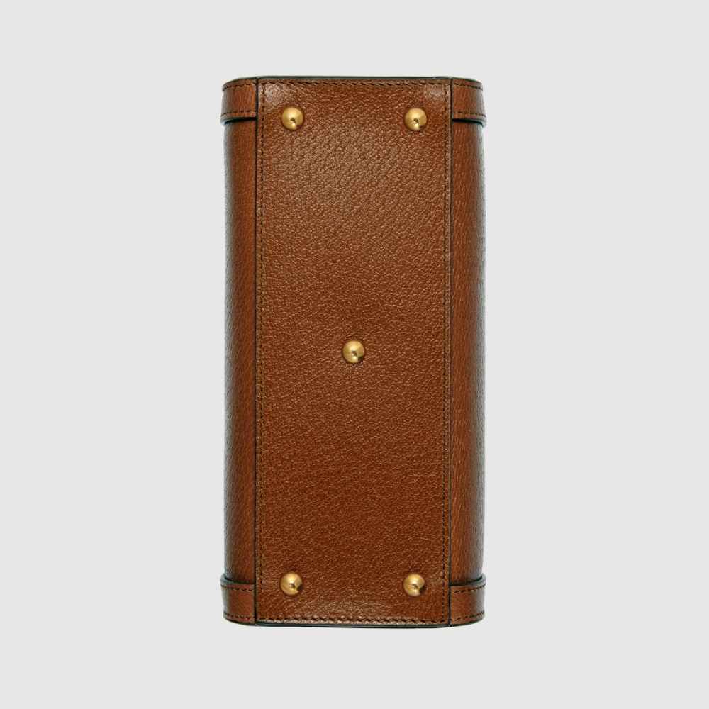 Gucci Diana Bamboo Brown Leather Large Handbag-6