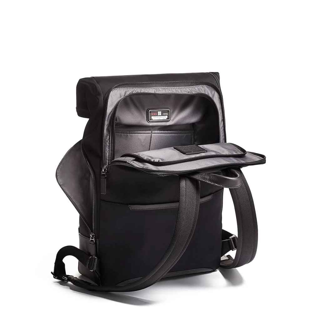 Tumi Osborn Roll Top Backpack Black-3